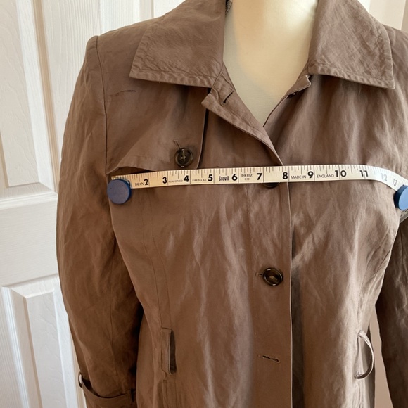 Women’s Style & Co. Light Weight Trench Coat, SZ L - Picture 7 of 14